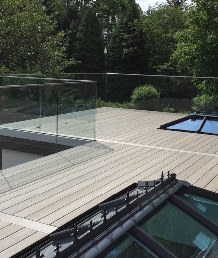 Glass balustrade option